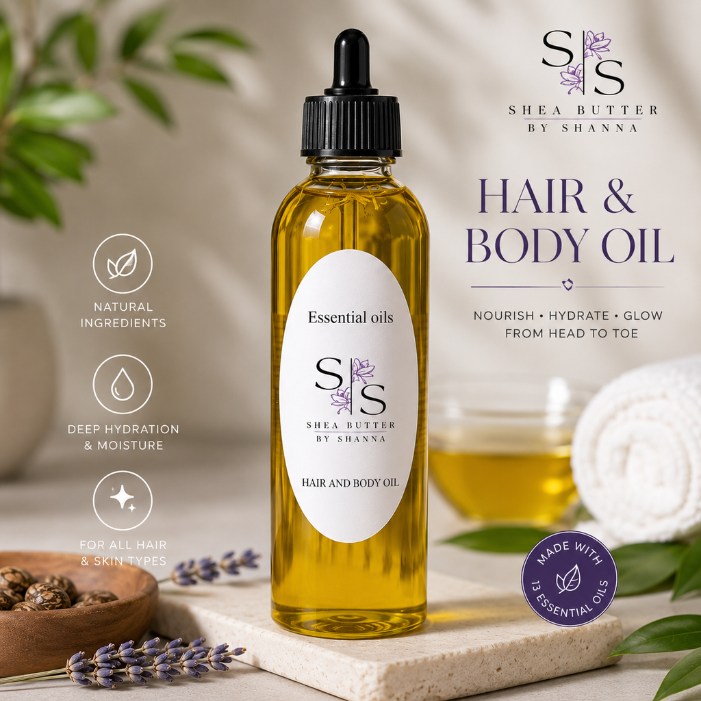 Shea Butter by Shanna Hair & Body Oil